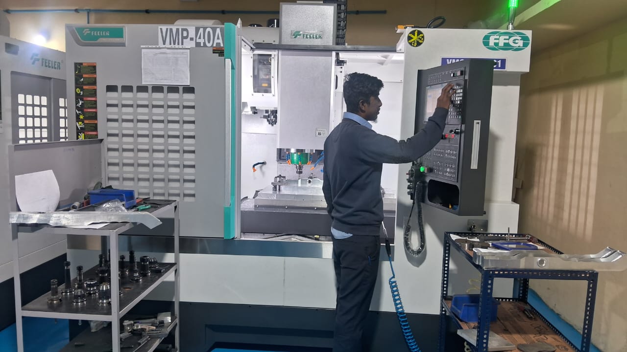 VMC control panel operation