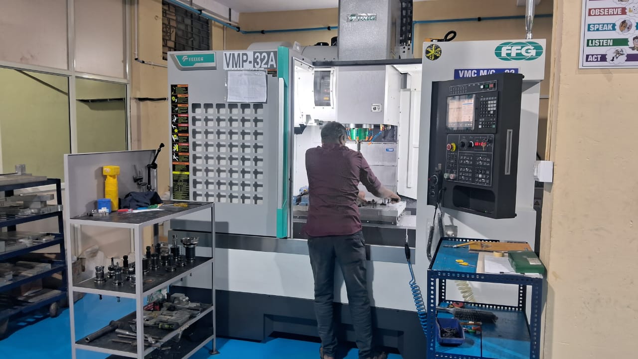 VMC control panel operation